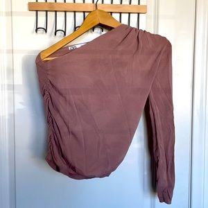 Zara one shoulder top